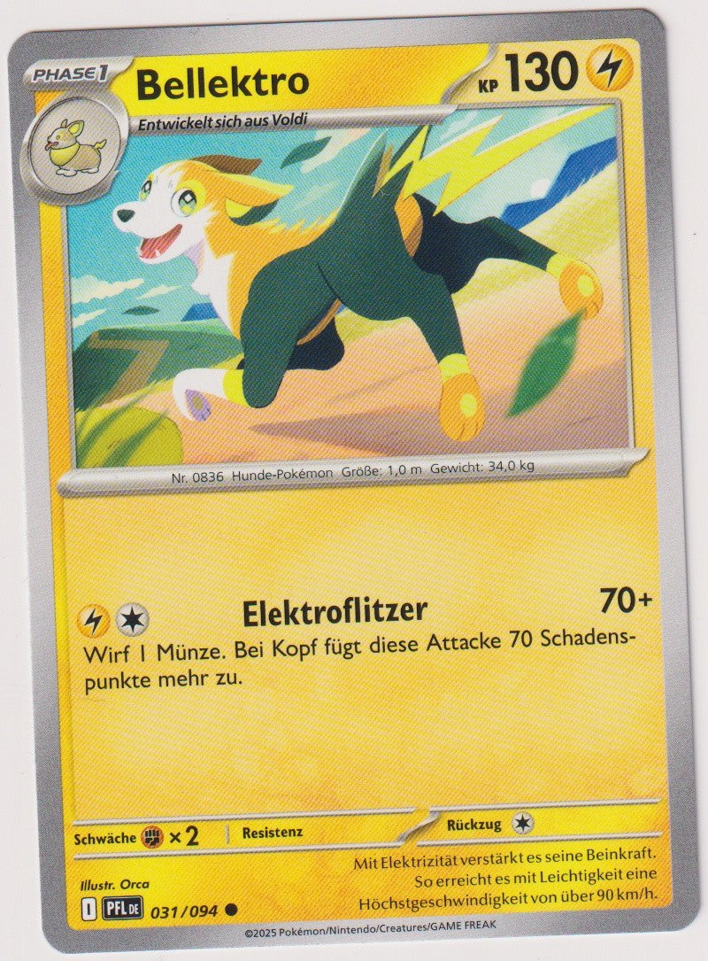 Pokemon TCG Boltund #31/094 Common (C) Deutsch 2025 – Bild 1