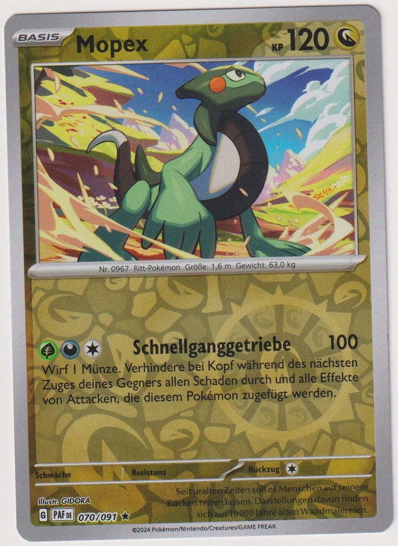 Pokemon TCG Cyclizar #70/091 Rare (R) Reverse Holo Deutsch 2024 – Bild 1