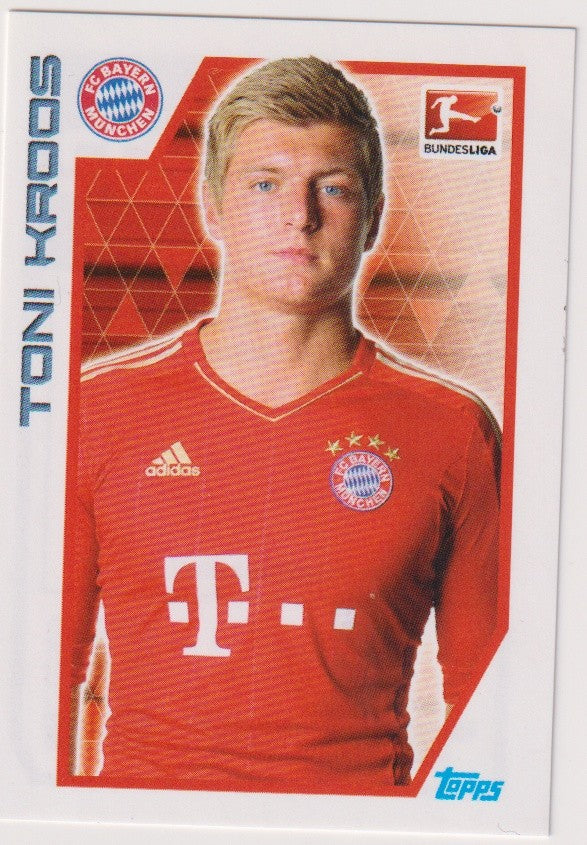 Topps Fußball Bundesliga 2012-13 Toni Kroos Bayern München Vintage Parallel – Bild 1