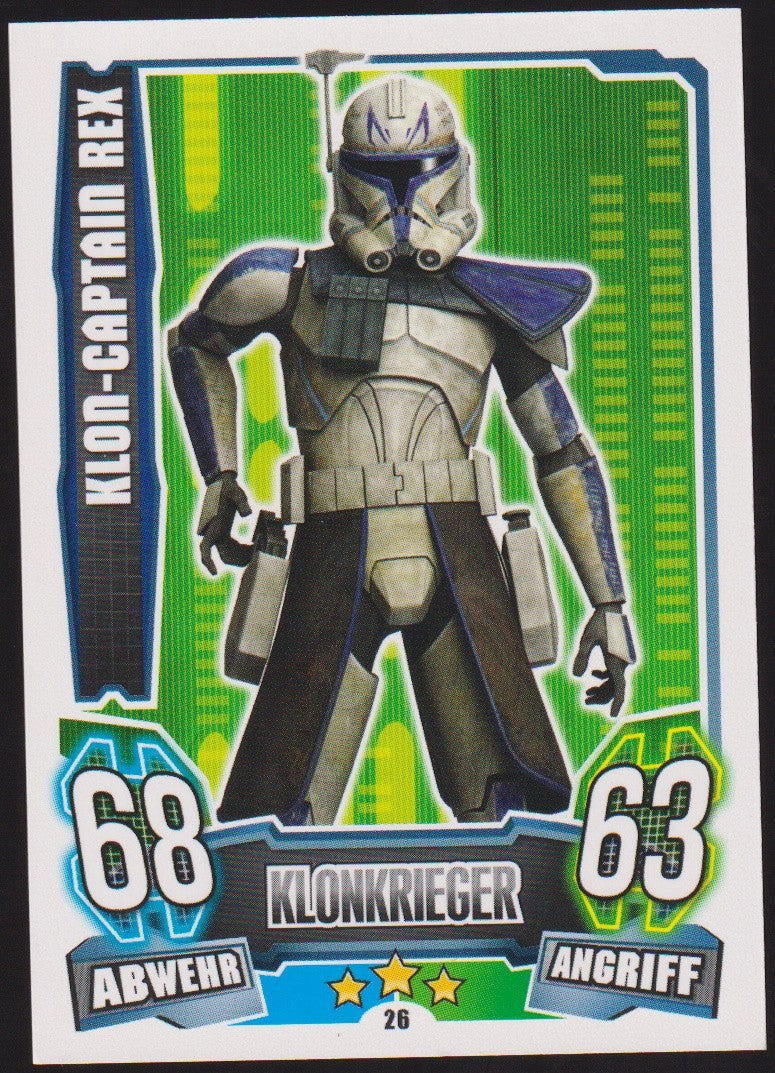 Topps Star Wars 2013 KLON-CAPTAIN REX Republik TCG Rare #68 – Bild 1
