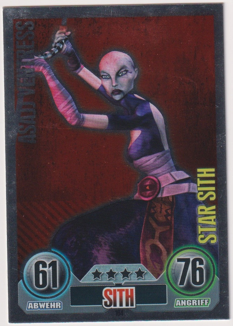 Topps Star Wars 2010 Asajj Ventress Sith Separatisten TCG Rare – Bild 1