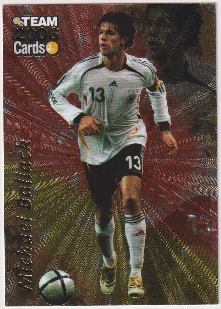 Panini TEAM 2006 Cards Michael Ballack Deutschland Parallel Rare – Bild 1