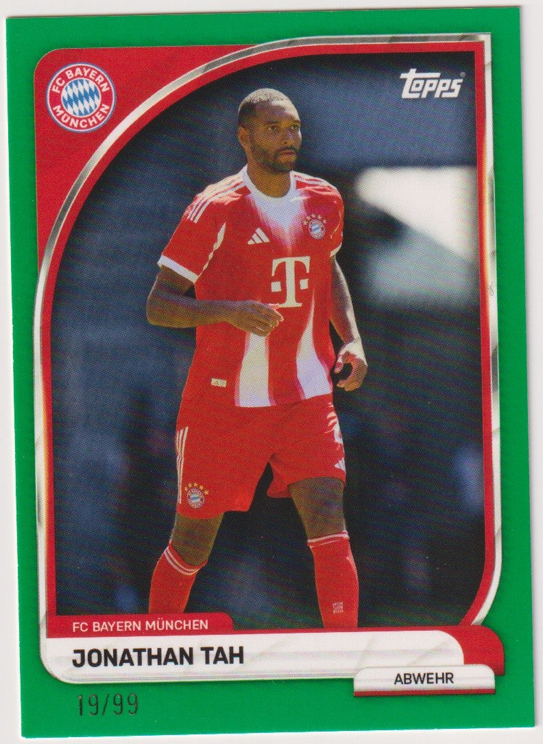 Topps 2024-25 Jonathan Tah FC Bayern München Parallel 19/99 Rare – Bild 1