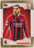 Topps Gold 2020-21 Theo Hernández AC Milan Parallel Rare – Bild 1