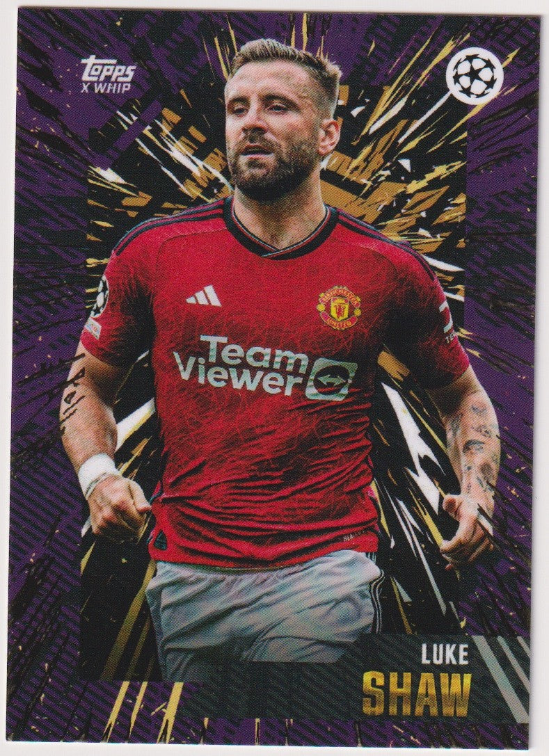 Topps X WHIP 2022-23 Luke Shaw Manchester United Parallel Rare – Bild 1