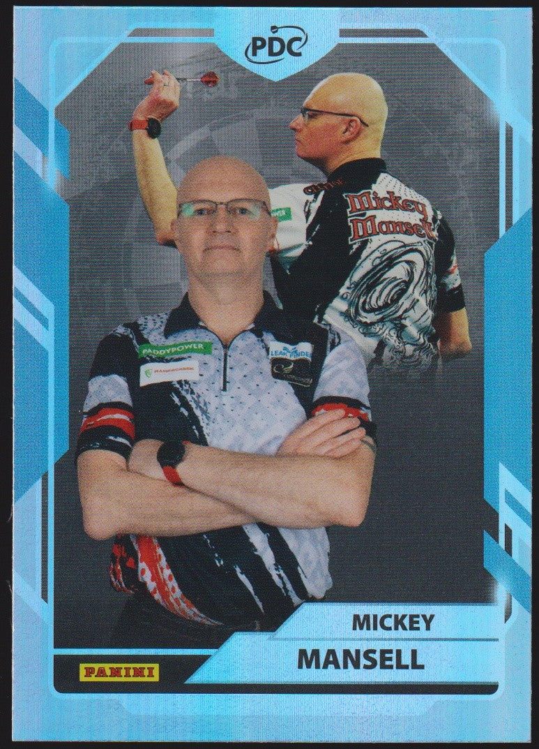 Panini PDC World Championship 2026 Mickey Mansell Refractor Parallel – Bild 1