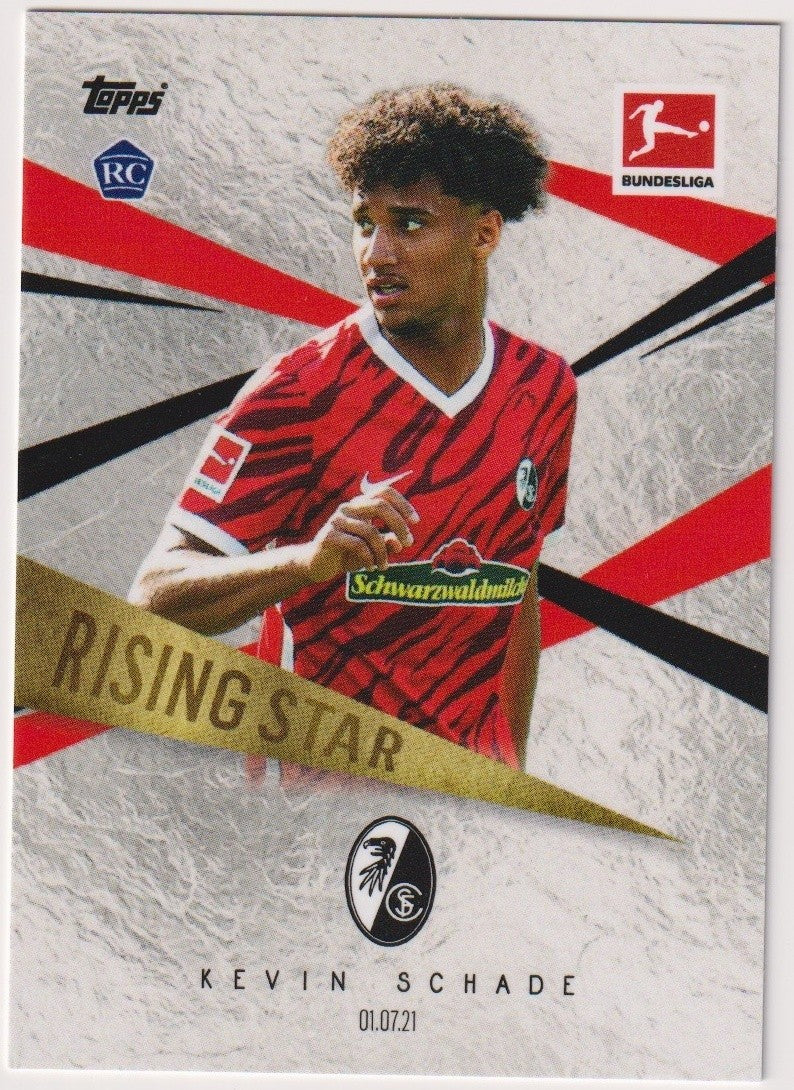 Topps BUNDESLIGA 2020-21 Kevin Schade Freiberug Rookie Parallel Rare – Bild 1