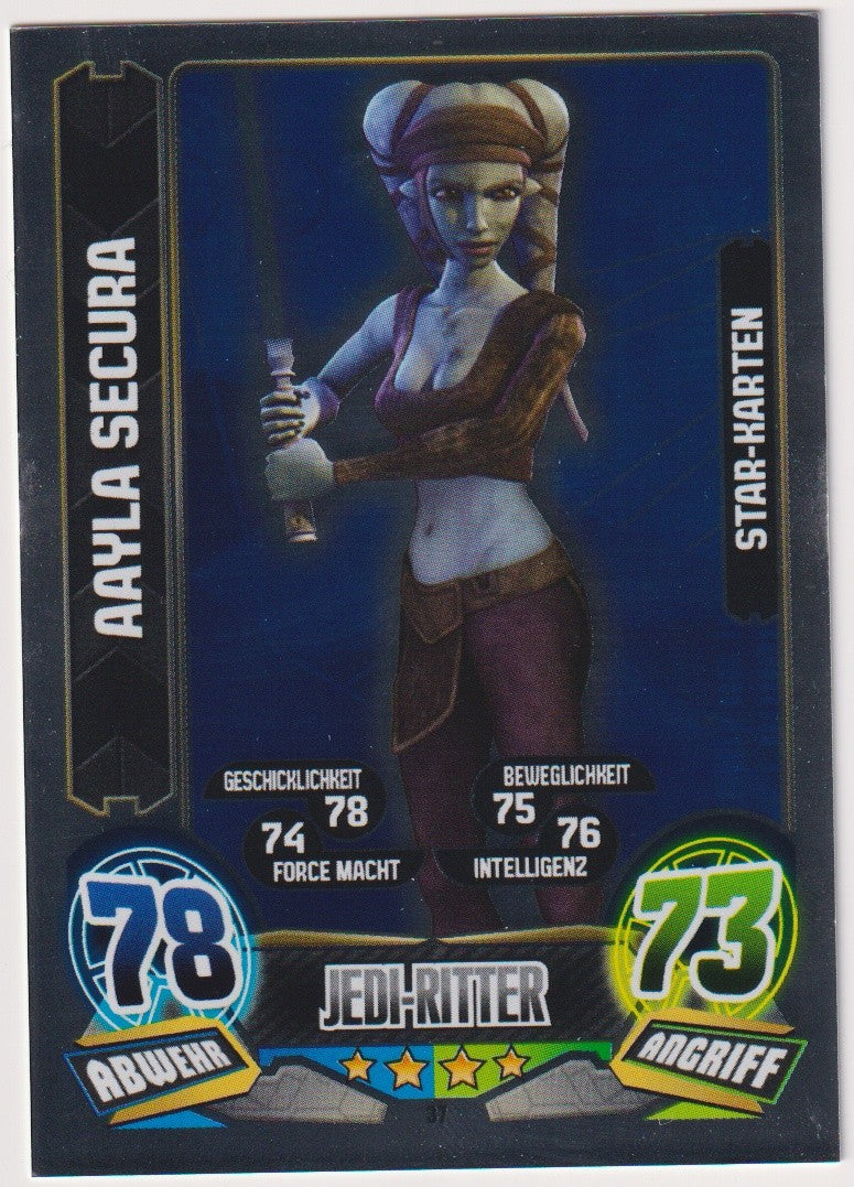Topps Star Wars 2015 Aayla Secura Jedi-Orden Die Republik Jedi-Ritter TCG Rare – Bild 1