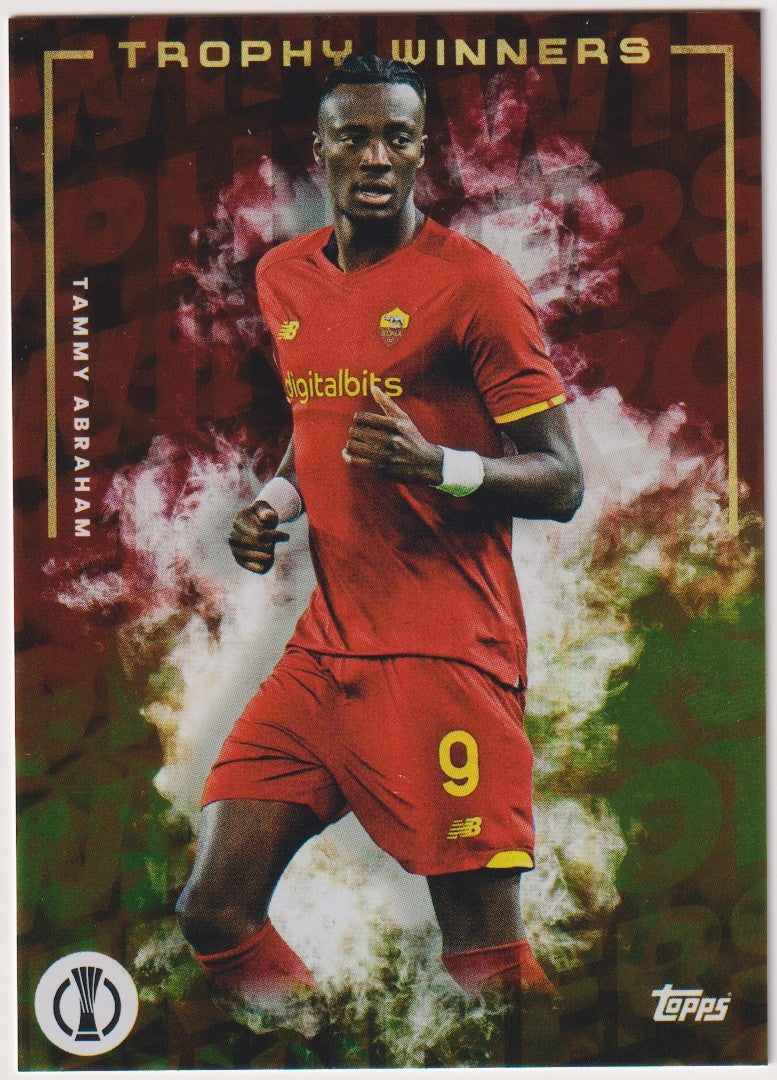 Topps Trophy Winners 2021-22 Tammy Abraham AS Roma Parallel Rare – Bild 1