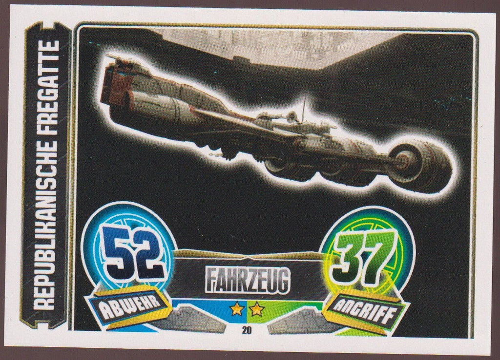 Topps Star Wars 2015 Fregatte Republik Fahrzeug TCG Rare Nr. 20 – Bild 1