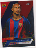 Topps Chrome Henrik Larsson FC Barcelona Parallel Rare – Bild 1