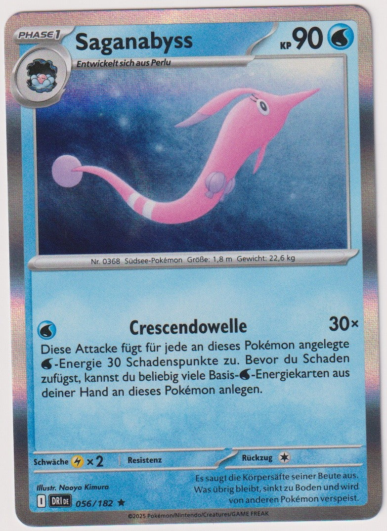Pokemon TCG Gorebyss #56/182 Rare (R) Holo Deutsch 2025 – Bild 1