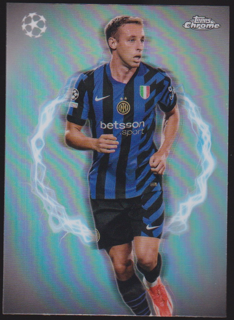 Topps Chrome David De Frattesi FC Internazionale Milano Parallel Refractor – Bild 1