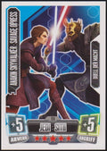 Topps Star Wars 2011 Anakin Skywalker vs Savage Opress TCG Rare – Bild 1