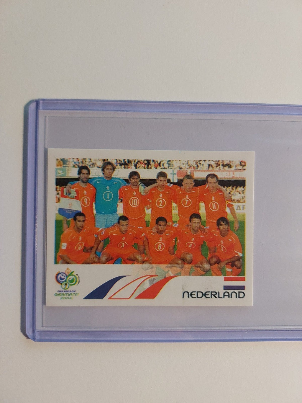 Panini WM 2006 Niederlande Robben, Van der Sar, Van Bommel, Van Persie Parallel – Bild 1