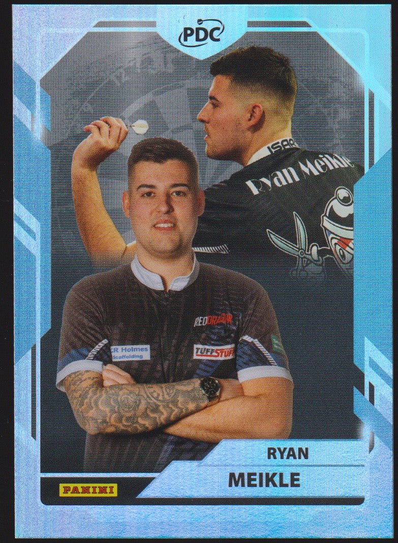 Panini PDC World Championship 2026 Ryan Meikle "The Barber" Refractor Parallel – Bild 1