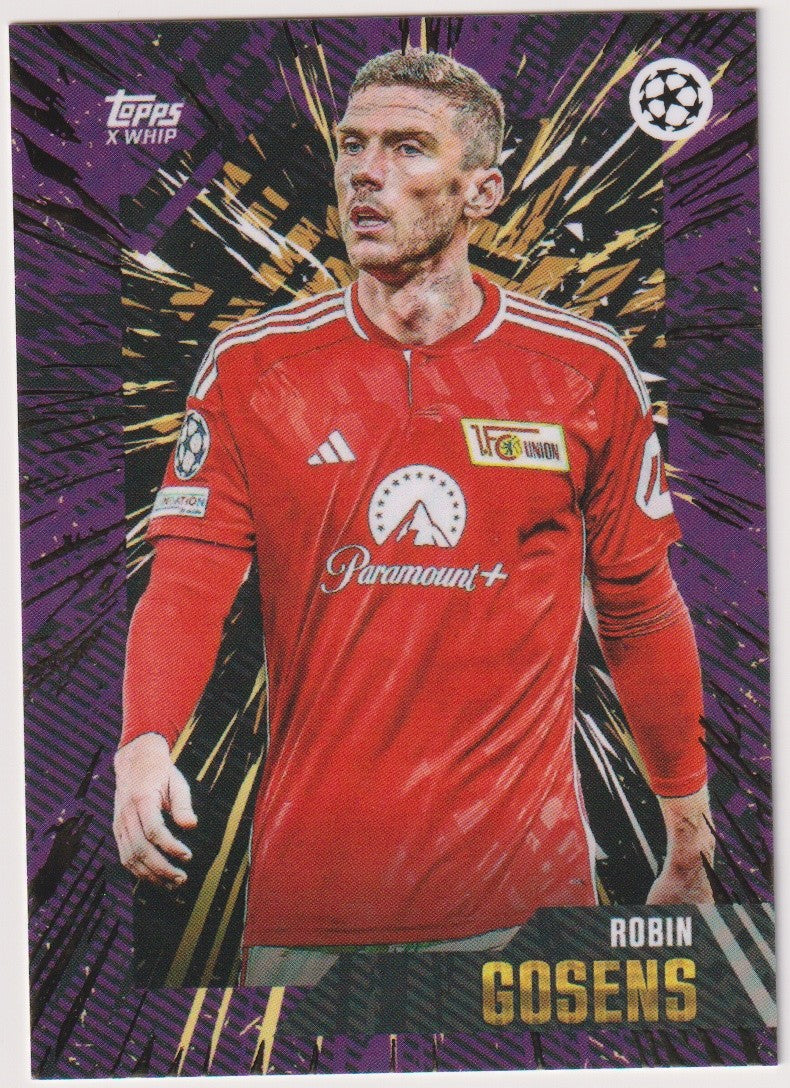 Topps X Whip 2022-23 Robin Gosens 1. FC Union Berlin Parallel Rare – Bild 1