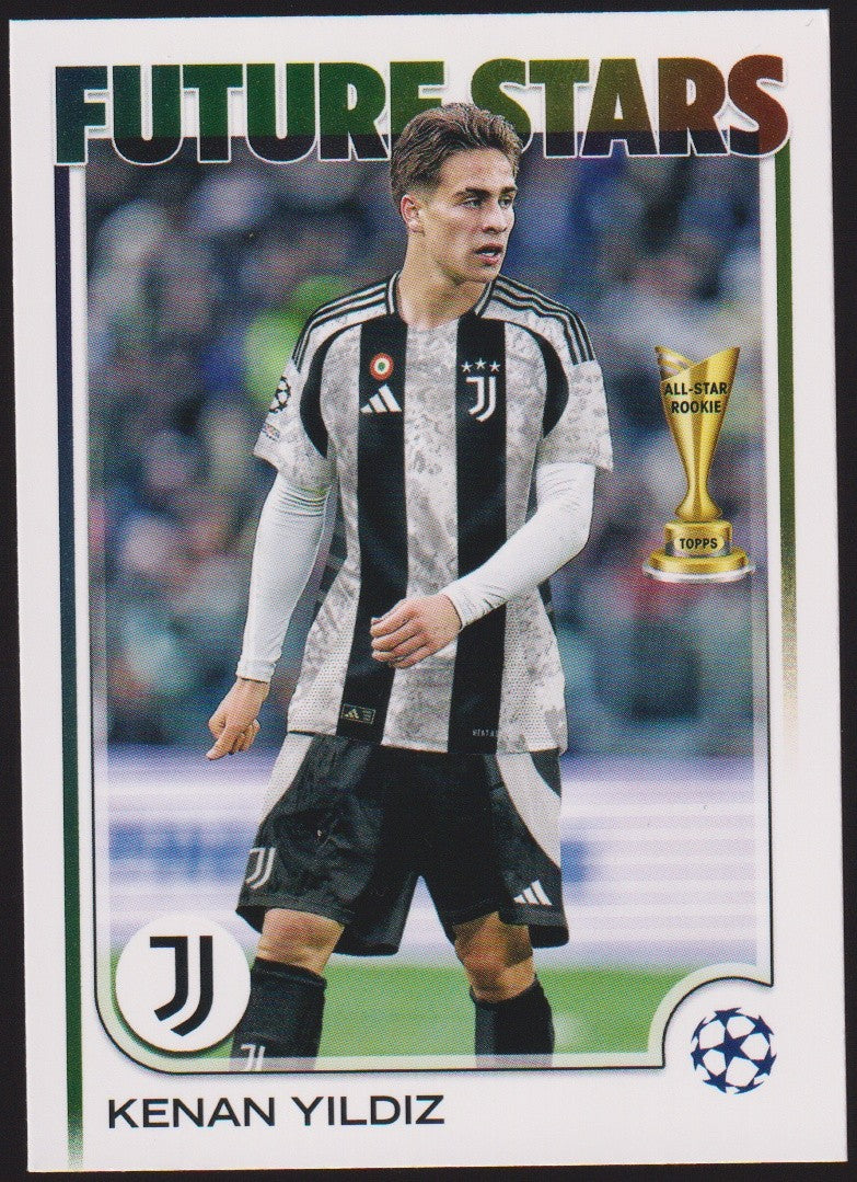 Topps Future Stars 2024-25 Kenan Yildiz Rookie Juventus All-Star Parallel Rare – Bild 1