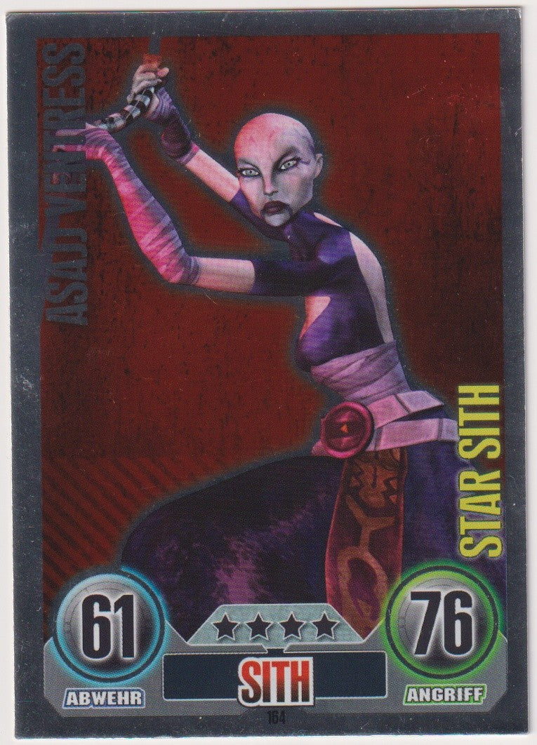 Topps Star Wars 2010 Asajj Ventress Sith Seperatisten TCG Rare – Bild 1