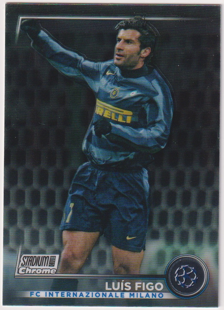 Topps Stadium Club Chrome 2022-23 Luis Figo FC Internazionale Milano Parallel – Bild 1