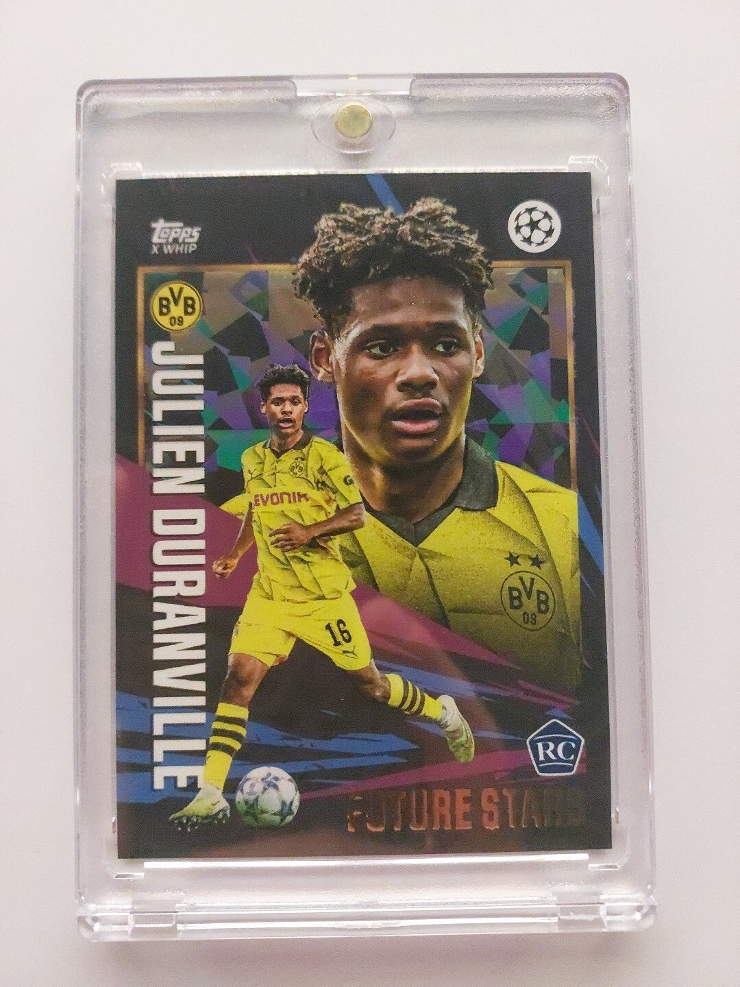 Topps UCC Gold Julian Duranville Borussia Dortmund 2023-24 Future Star Parallel – Bild 1