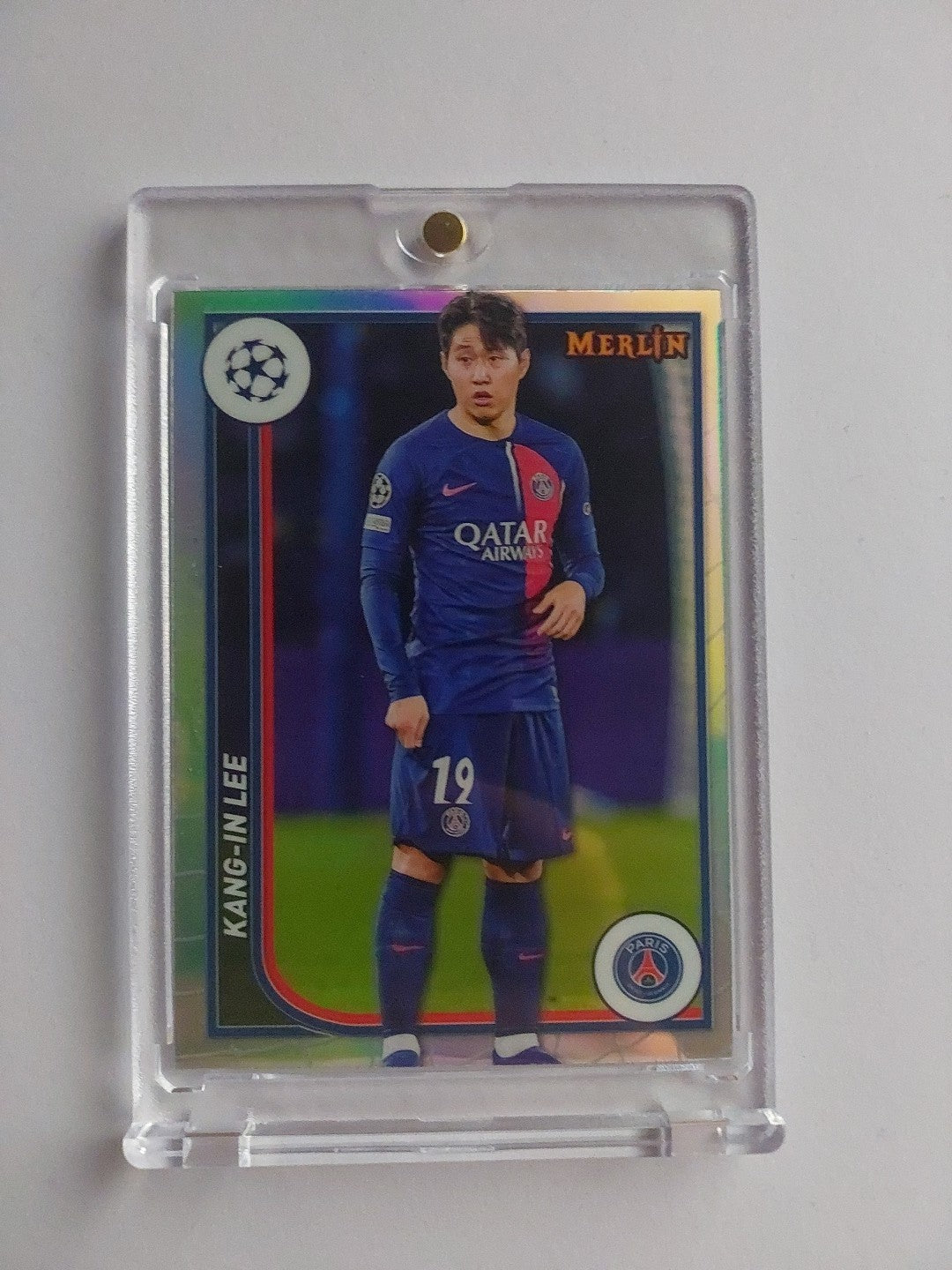 Topps Merlin 2023-24 Kang-In Lee Paris Saint-Germain Limited Parallel Card – Bild 1