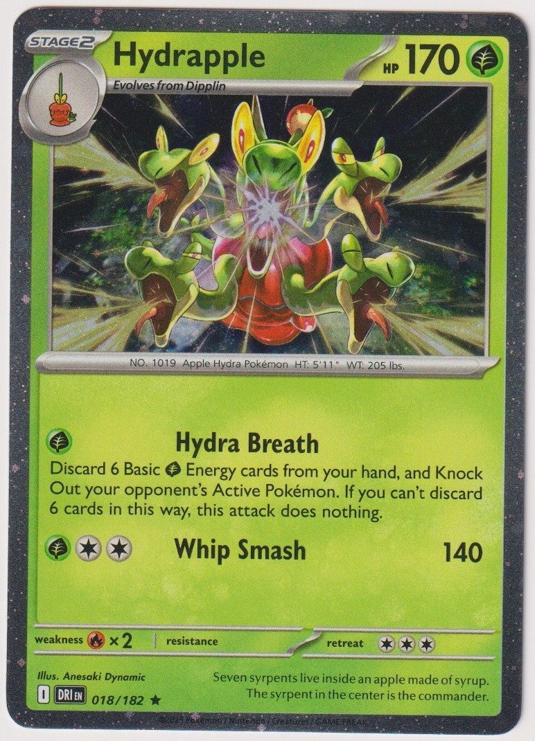 Pokemon TCG Hydrapple #18/182 Rare (R) Cosmos Holo Englisch 2005 – Bild 1