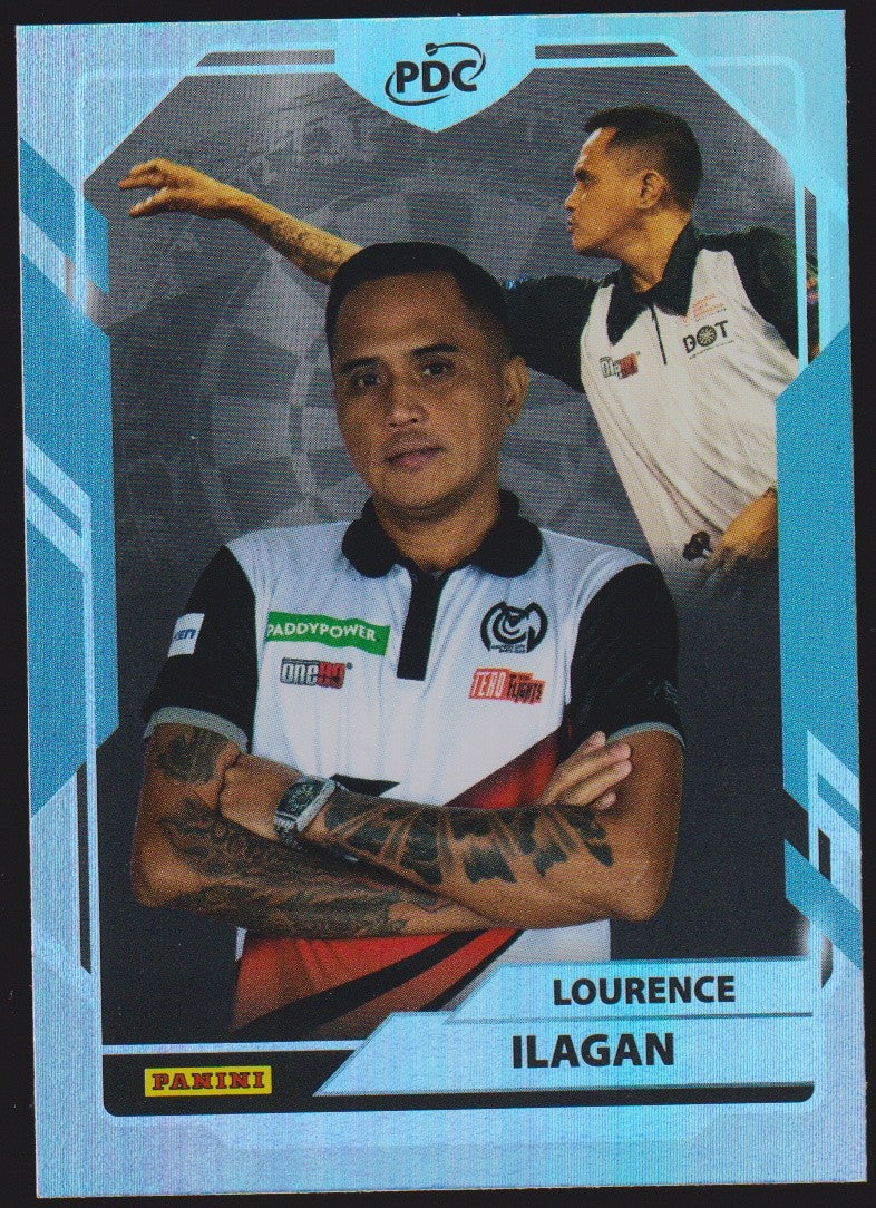 Panini PDC World Championship 2026 Lourence Ilagan Refractor Parallel – Bild 1