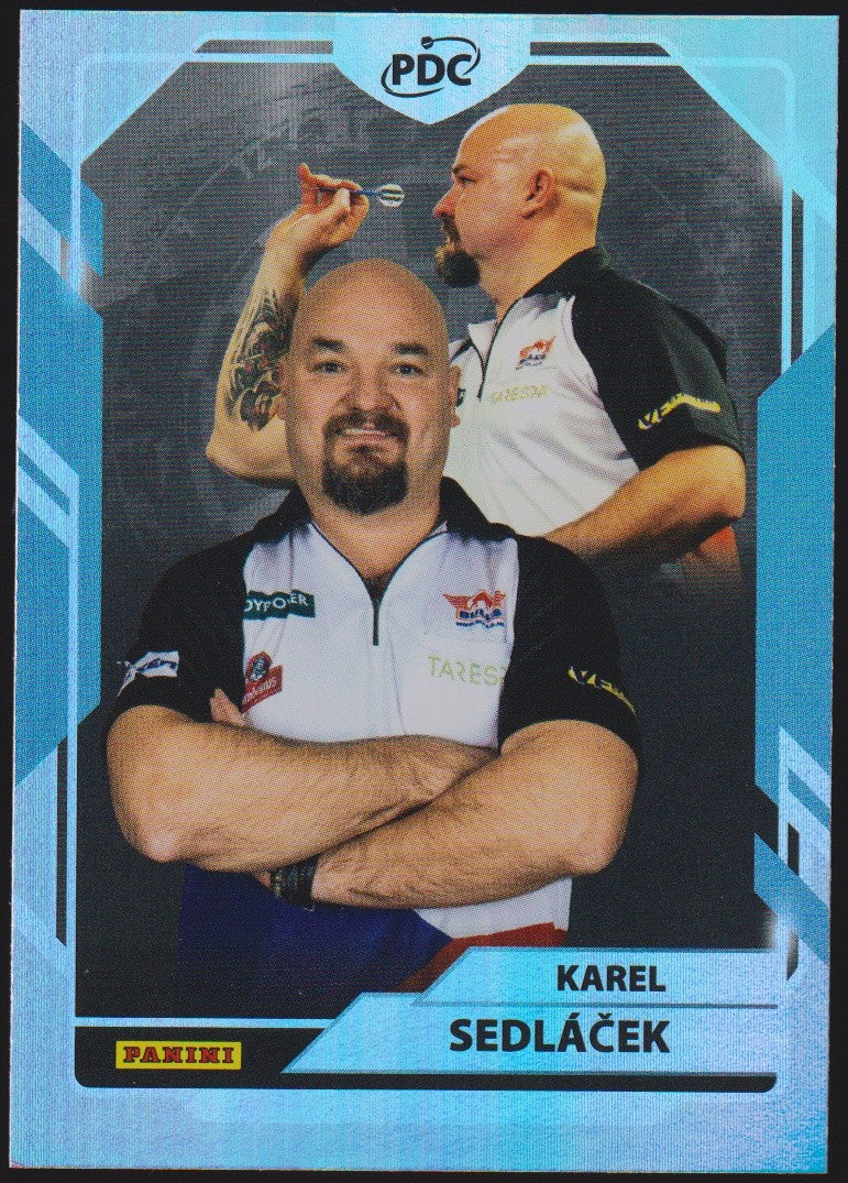 Panini PDC World Championship 2026 Karel Sedláček Refractor Parallel – Bild 1