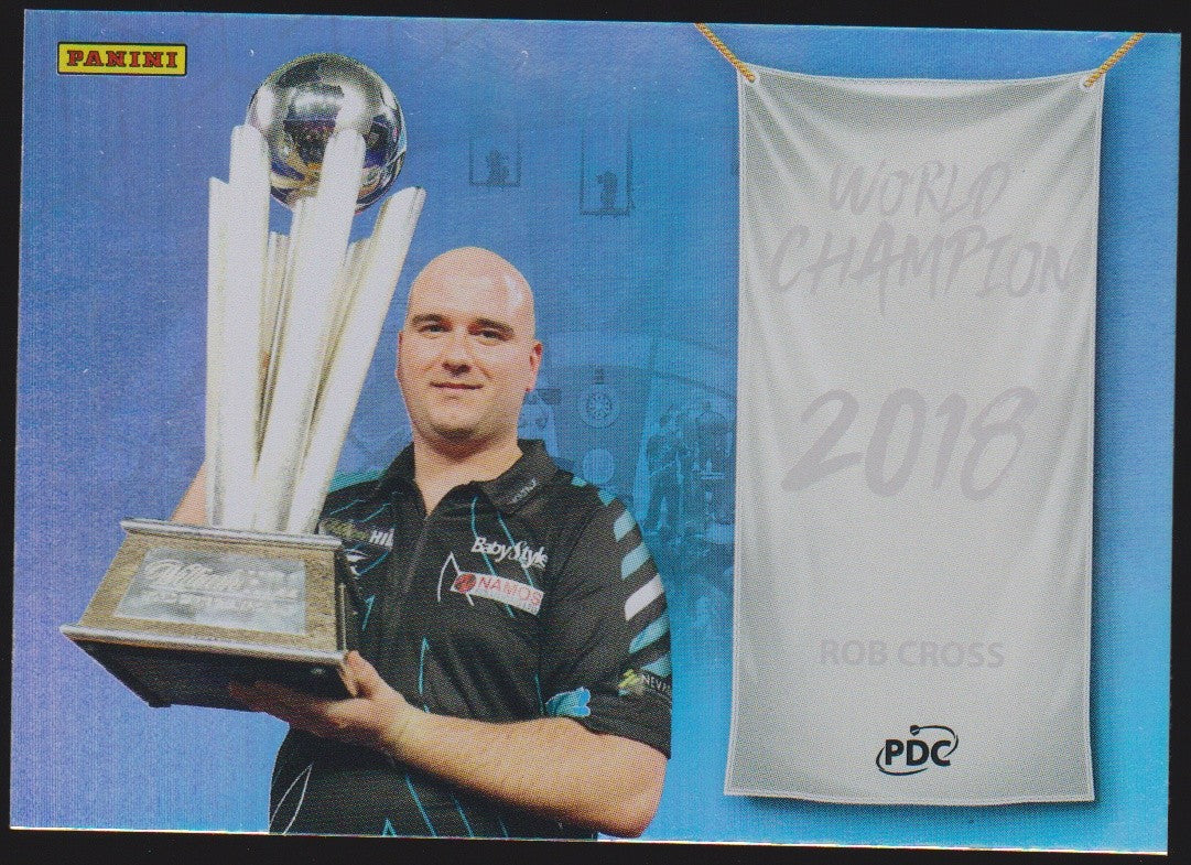 Panini PDC World Championship 2026 Rob Cross "Voltage" Refractor Parallel – Bild 1