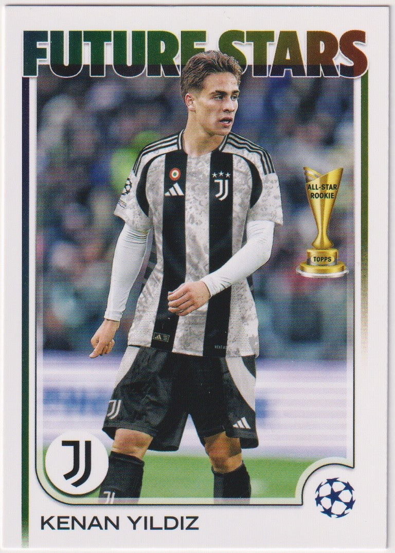 Topps Future Stars 2025-26 Kenan Yildiz Rookie Juventus All-Star Rookie Parallel – Bild 1
