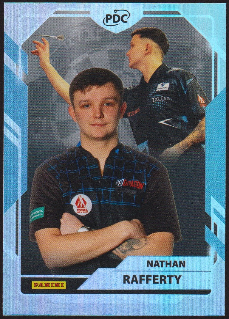 Panini PDC World Championship 2026 Nathan Rafferty Refractor Parallel – Bild 1