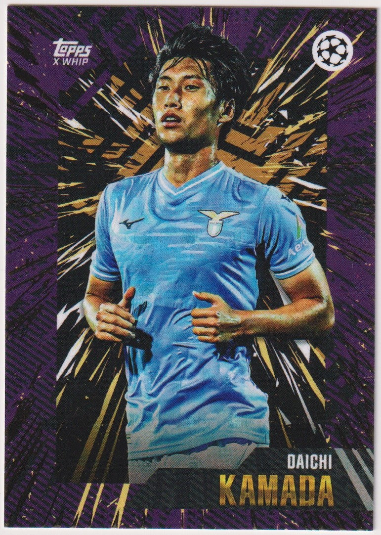 Topps X WHIP Daichi Kamada SS Lazio UEFA Champions League Parallel Rare – Bild 1