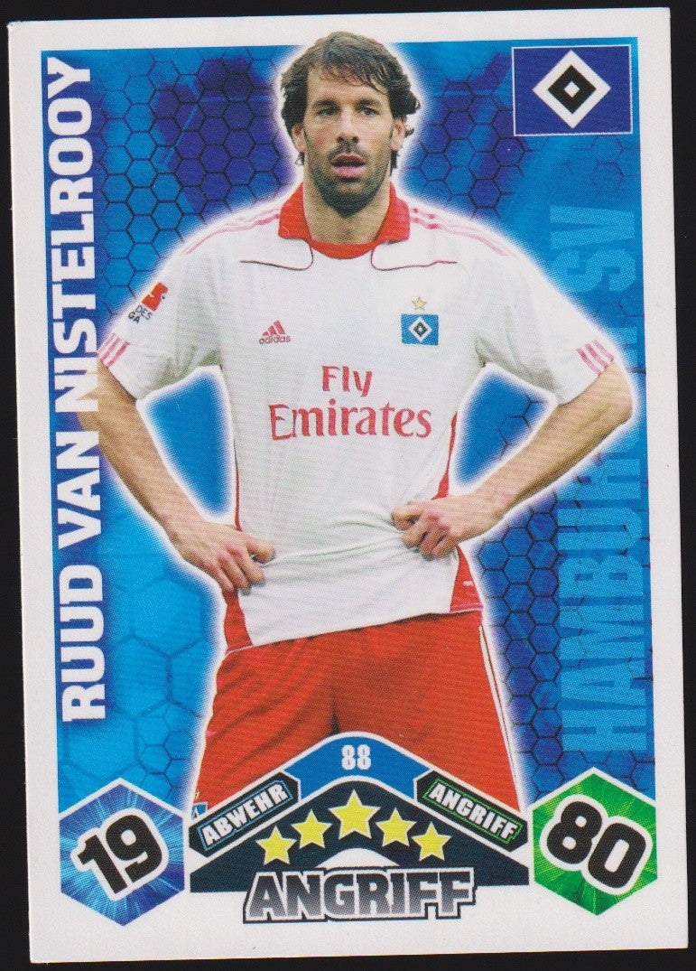 Topps Match Attax Ruud van Nistelrooy Hamburger SV BUNDESLIGA Parallel Rare – Bild 1