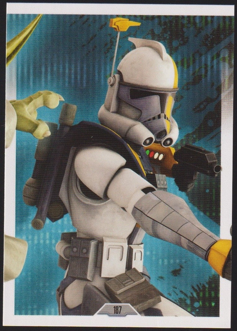 Topps Star Wars 2011 Commander Bly Klonkrieger Republik Full Art TCG Rare #187 – Bild 1