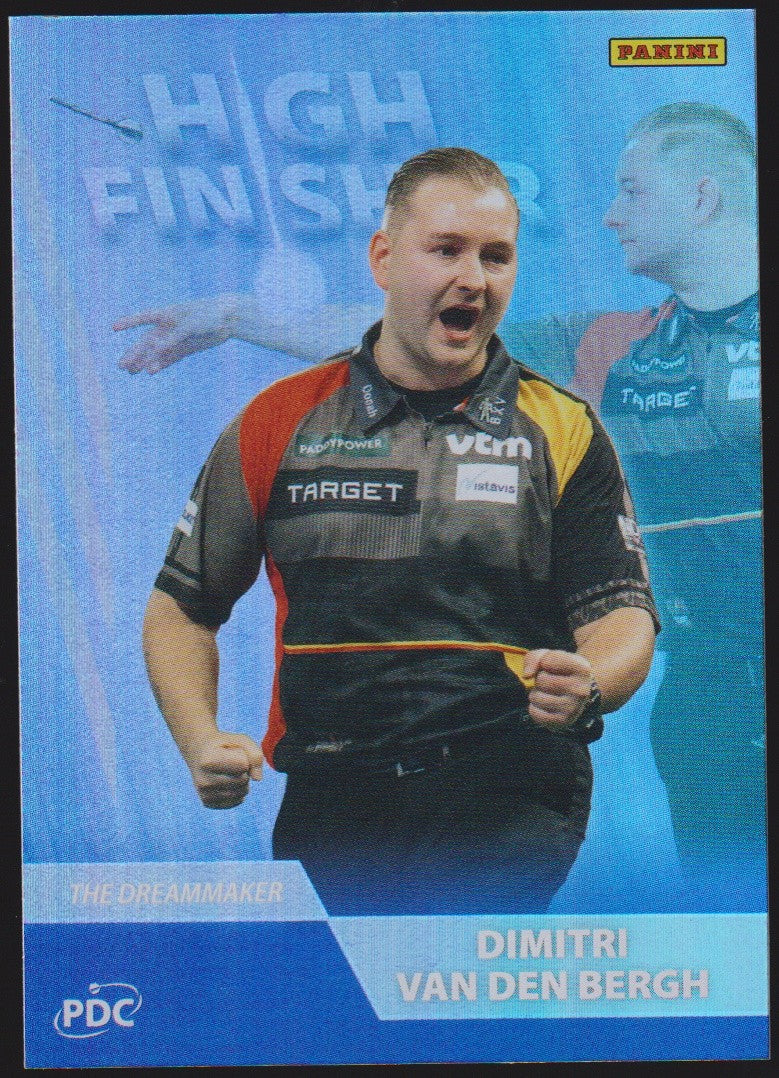 Panini PDC World Championship 2026 Dimitri Van den Bergh Refractor Parallel – Bild 1