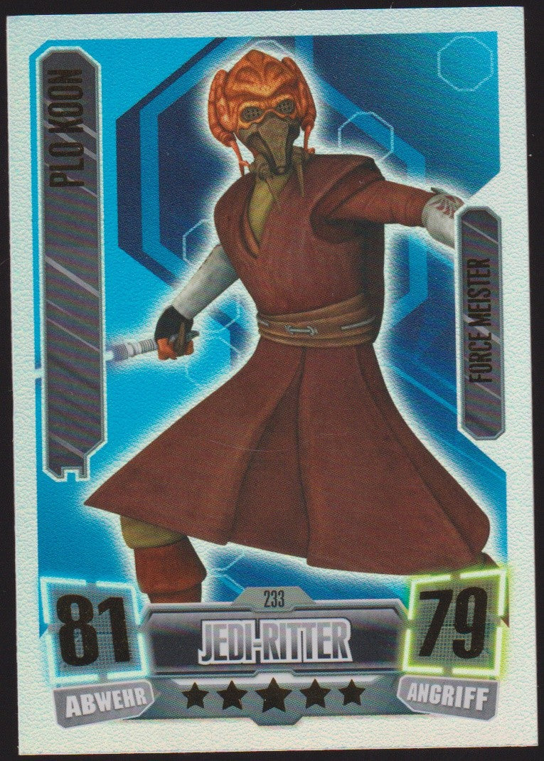 Topps Star Wars 2011 Plo Koon Republik Jedi-Ritter TCG Rare #233 – Bild 1