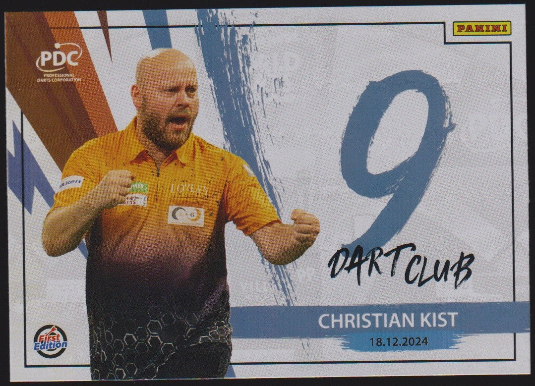 Panini PDC World Championship 2026 Christian Kist Refractor Parallel 1st Edition – Bild 1
