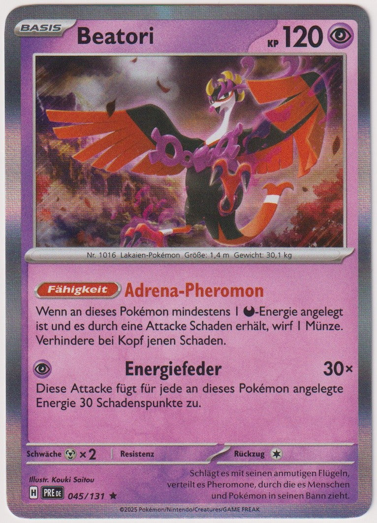 Pokemon TCG Fezandipiti #45/131 Rare (R) Holo Deutsch 2025 – Bild 1