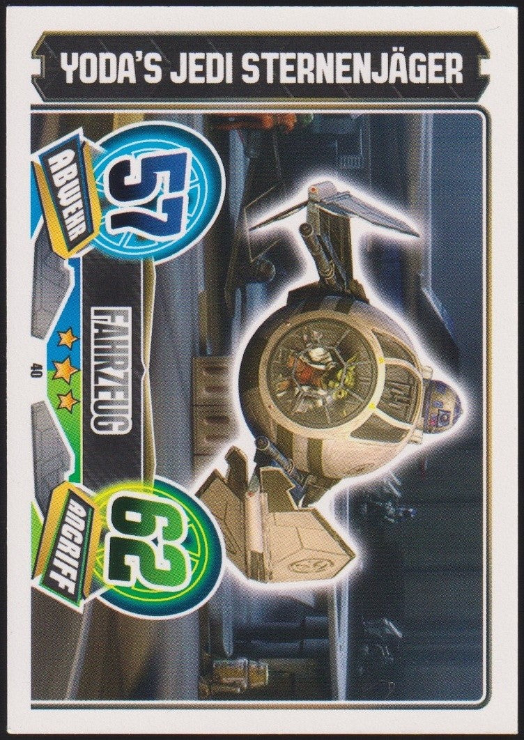 Topps Star Wars 2011 Yoda's Jedi Sternenjäger Republik Fahrzeug TCG Rare #62 – Bild 1