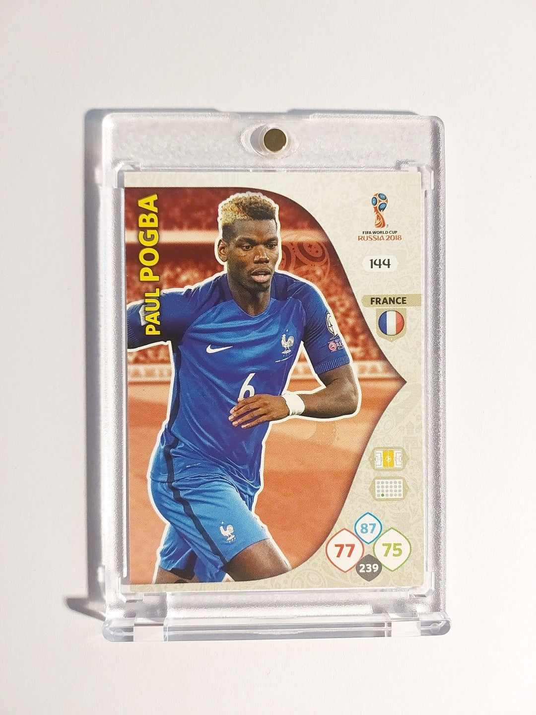 Panini Adrenalyn WM 2018 Paul Pogba Frankreich Parallel Insert Ultra Rare Hit – Bild 1