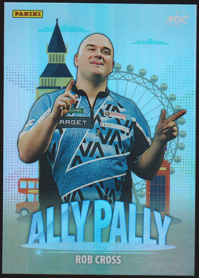 Panini PDC World Championship 2026 Rob Cross "AllyPally" Refractor Parallel – Bild 1