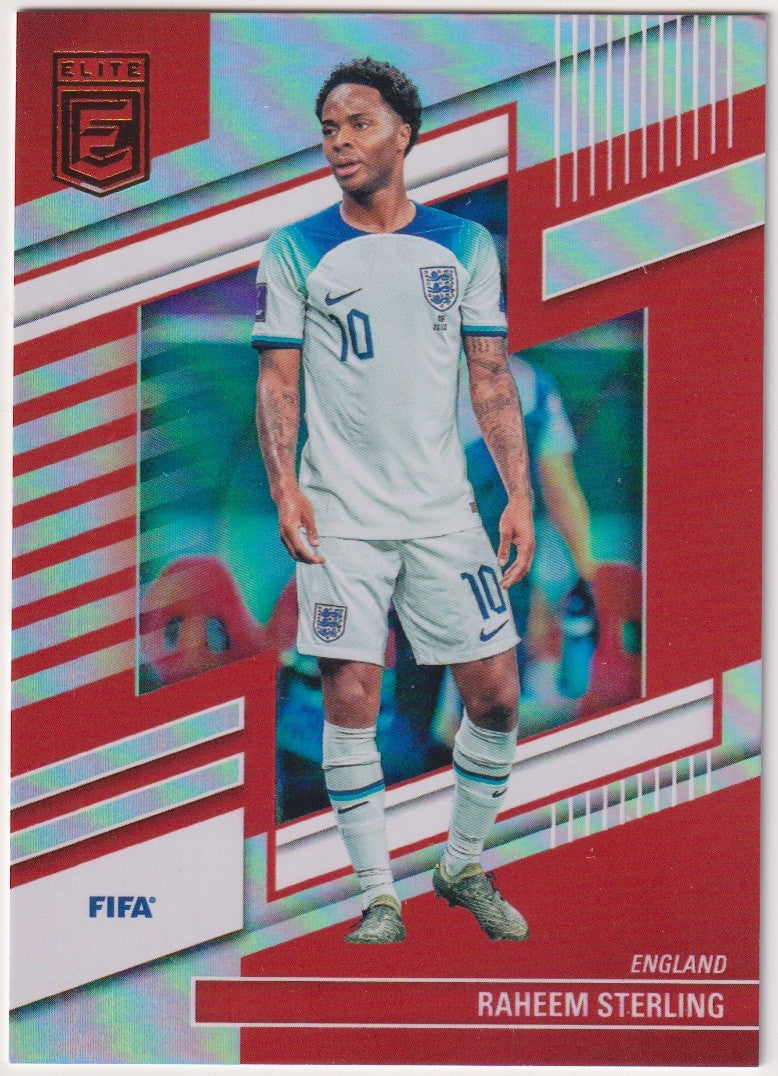 Panini Donruss Elite FIFA Soccer 2023-24 Raheem Sterling England Parallel Rare – Bild 1