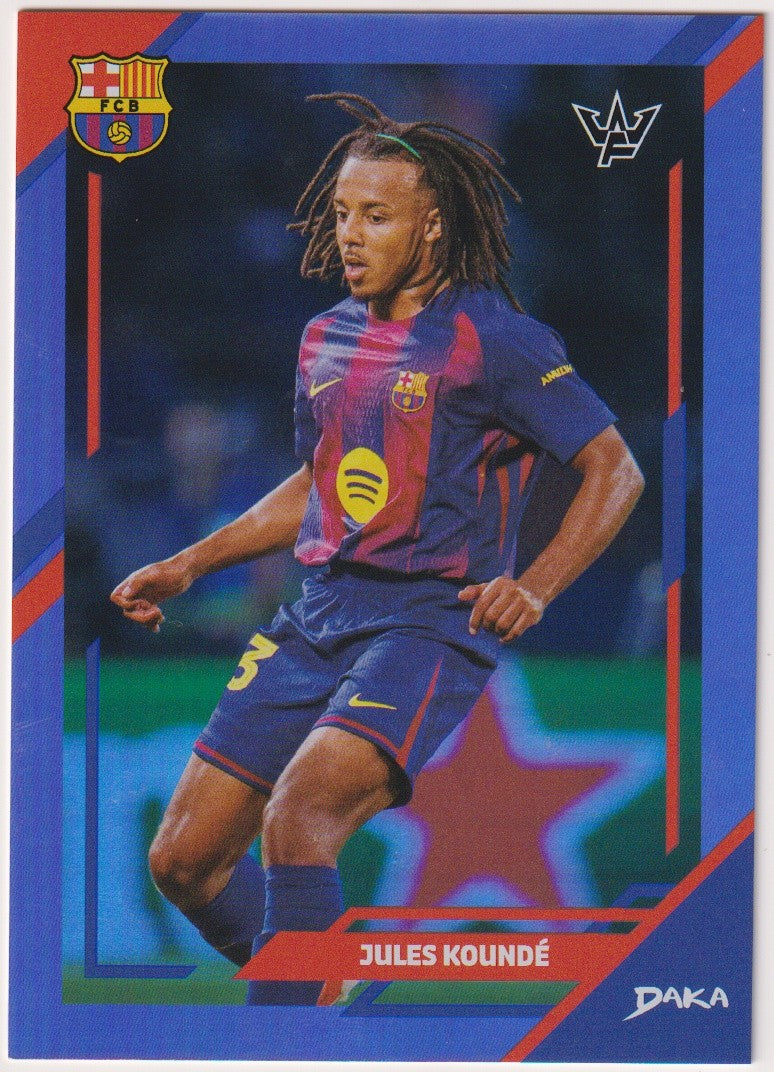 Daka 12-B 2025-26 Jules Kounde FC Barcelona Parallel 40/50 Rare Refractor – Bild 1