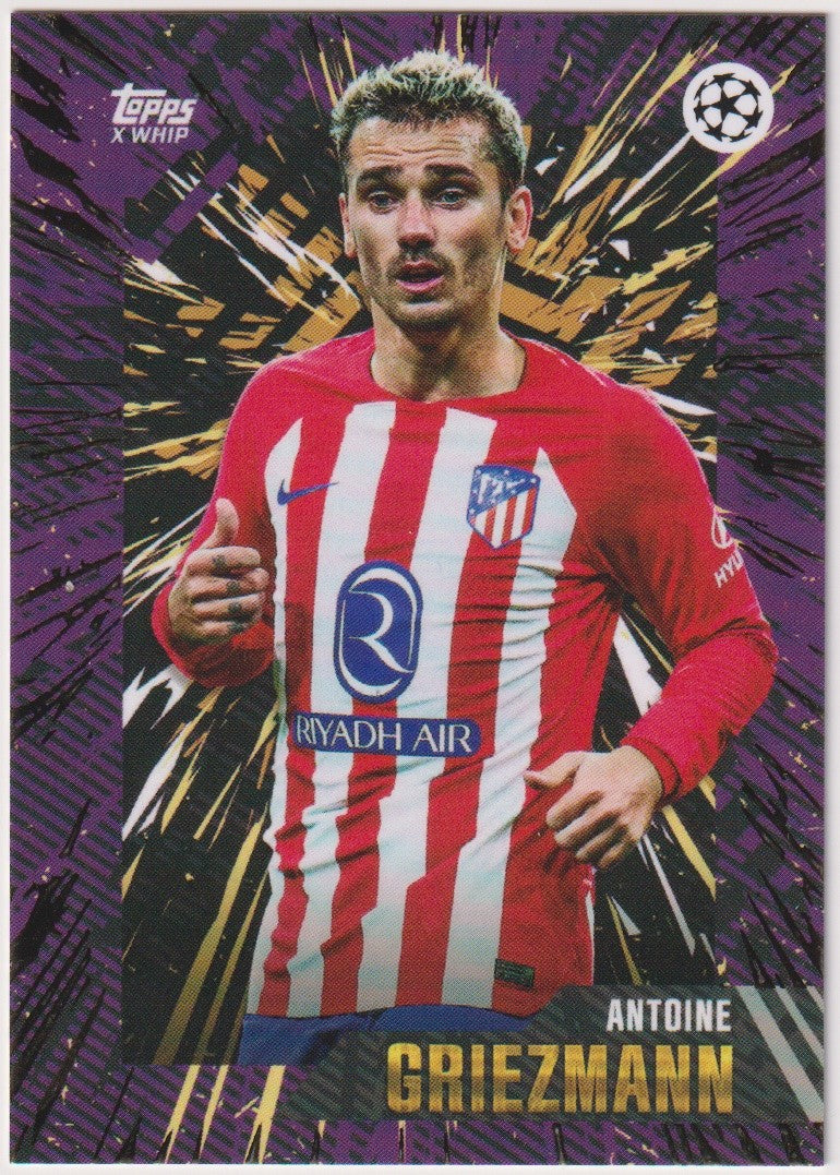 Topps UEFA Champions League Antoine Griezmann Atlético Madrid x Whip Parallel – Bild 1