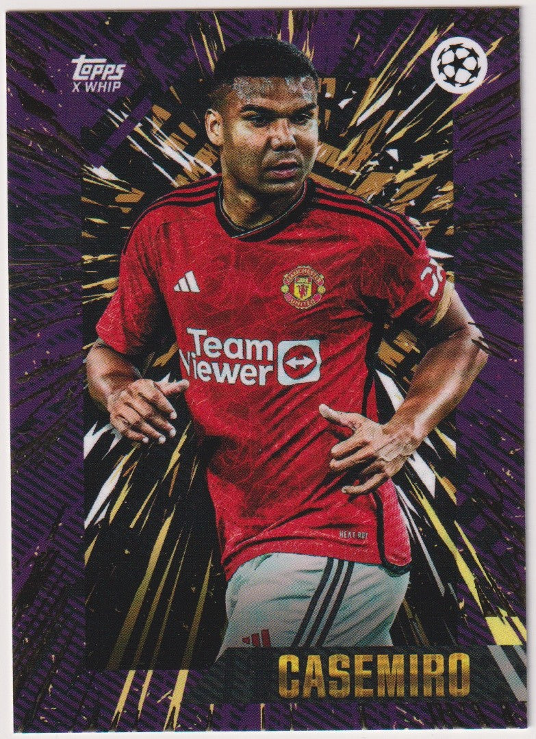 Topps X WHIP Gold 2023-24 Casemiro Manchester United Parallel Rare – Bild 1