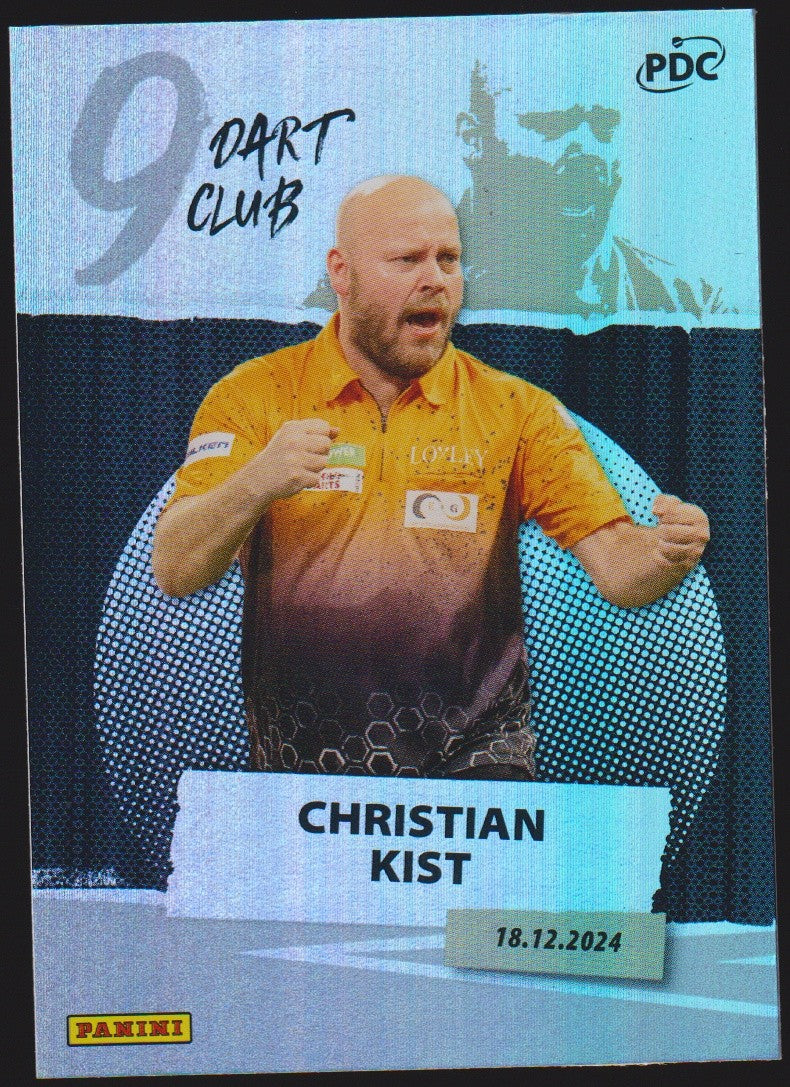 Panini PDC Championship 2026 9 Dart Club Christian Kist Refractor Parallel – Bild 1