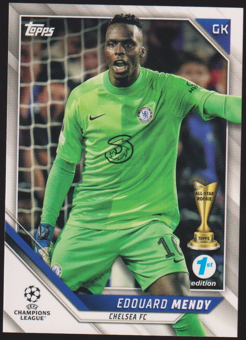 Topps 2021-22 Edouard Mendy Rookie Chelsea FC Parallel Rare – Bild 1