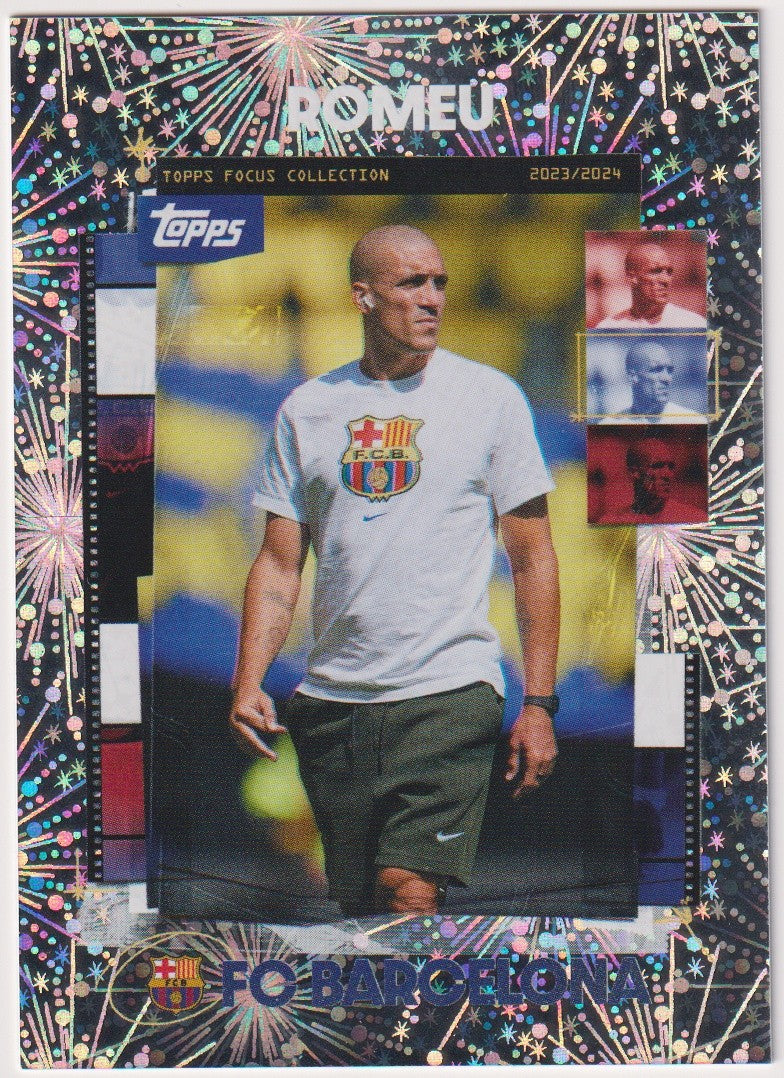 Topps Focus Collection 2023-24 Romeu FC Barcelona Parallel Rare – Bild 1