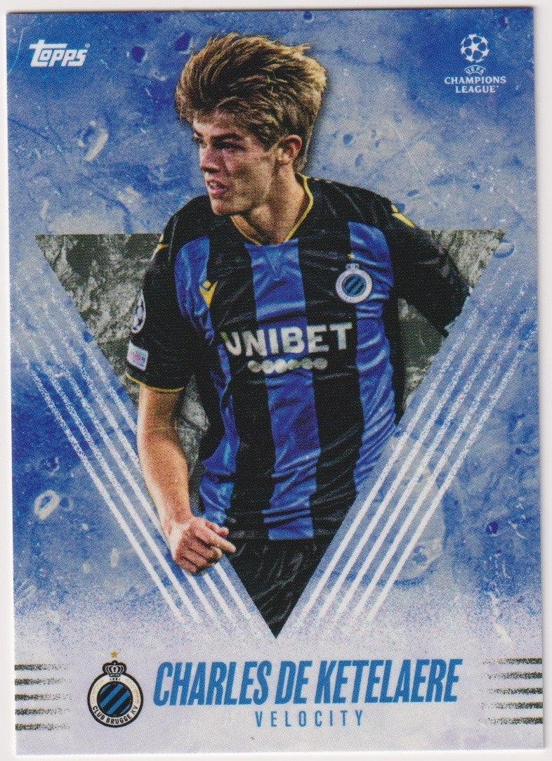 Topps Champions League 2020-21 Charles de Ketelaere Club Brugge KV Parallel Rare – Bild 1